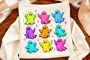 Halloween Ghost Pattern PNG Retro, an Object Illustration by Libby Wishes (Thumbnail 3 of 3)