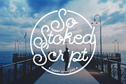 So Stoked Script Font, a Script Font by dreamwaves (Thumbnail 1 of 5)