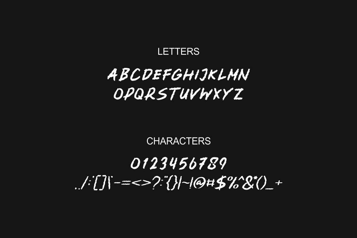 Thoken Lough - Font, a Handwritten Font by artchiles_design (Photo 4 of 5)