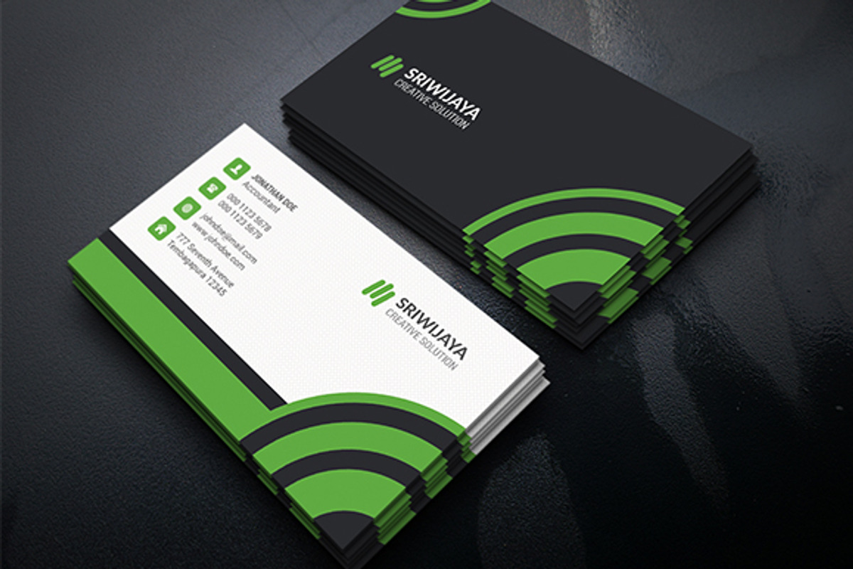 Modern Corporate Business Card, a Business Card Template by InfinityArt (Photo 3 of 4)
