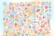 Coquette Coastal Summer Bundle, a Seasonal Illustration by Huxmay (Thumbnail 2 of 7)