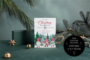 Editable Christmas Invitation, an Invitation Template by ForeverPrint (Thumbnail 4 of 10)