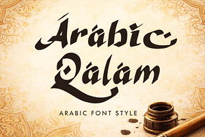 Arabic Qalam, a Handwritten Font by Yoga Letter