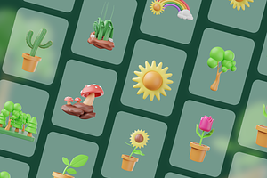 3D Nature Icon Pack