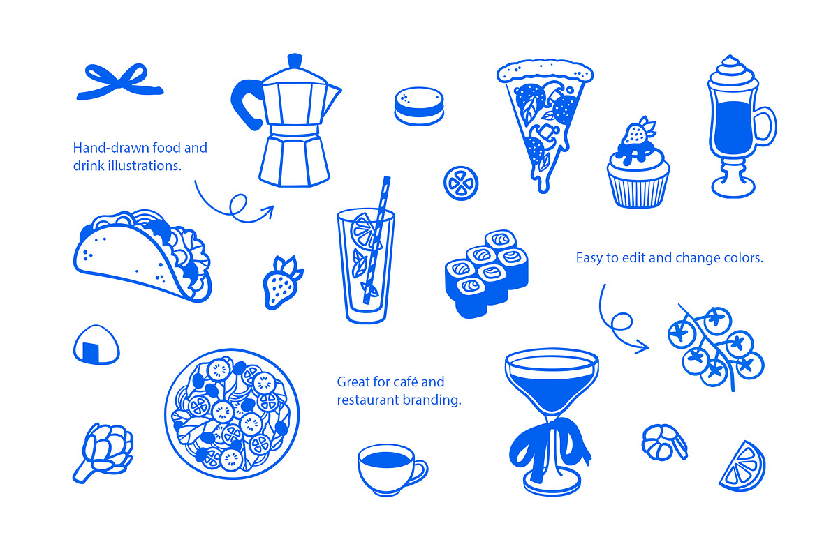 The Cafe Menu, a Food Illustration by Sweet Corner (Photo 2 of 11)