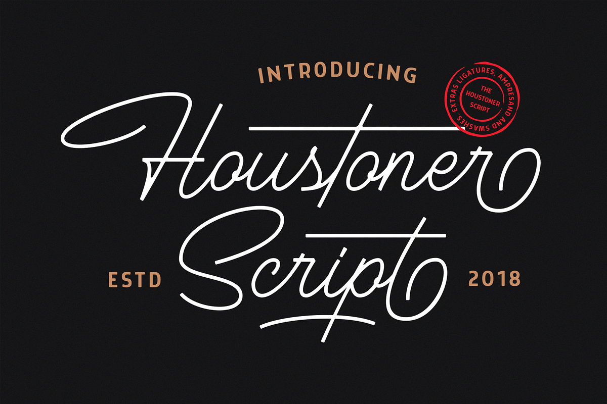 Houstoner Script + EXTRAS! (40%OFF)