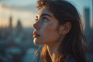 Pretty lady stock image, a Photo by ComfortQ