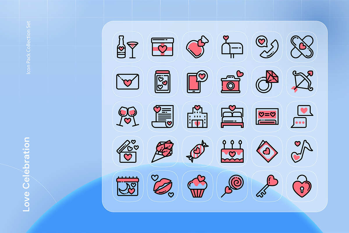 Love Celebration Icon, a Duotone Icon by Nathaya Studio (Photo 2 of 2)