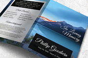 Lake Printable Memorial Program, a Brochure Template by Final Tribute (Thumbnail 1 of 5)