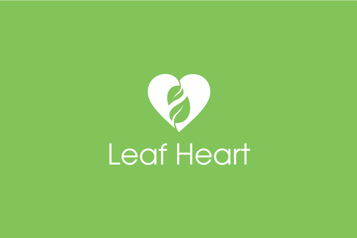 Leaf Heart Logo Template, a Branding & Logo Template by yopie (Photo 2 of 3)