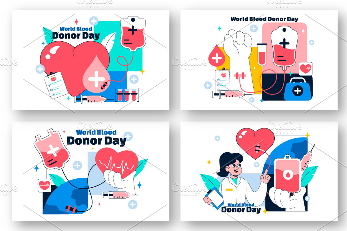 10 World Blood Donor Day, a Healthcare Illustration by denayunebgt (Photo 2 of 4)