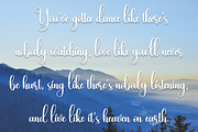Beneficial | Script Font, a Script Font by Scratchones (Thumbnail 7 of 8)