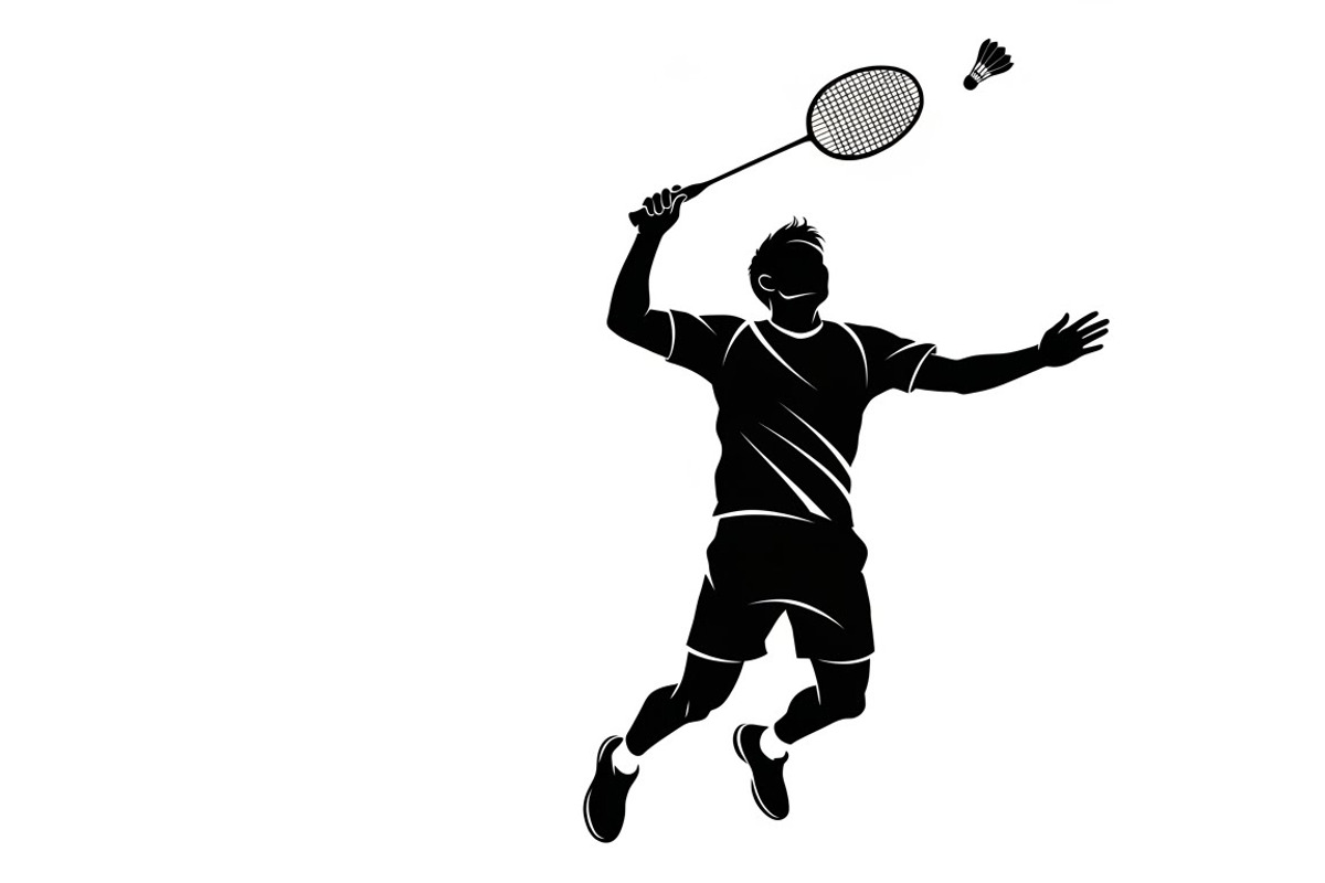 Badminton Smash Silhouettes, an Illustration by Amazin_art (Photo 17 of 31)