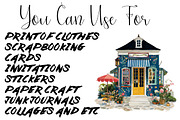 Preppy Coastal Clipart Set, an Object Illustration by DreamCafeArt (Thumbnail 6 of 6)