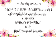 Lovely Sister - Lovely Handwritten, a Script Font by Sronstudio (Thumbnail 9 of 10)