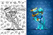 Alien Invaders, a Graphic by yuanden graphics (Thumbnail 3 of 5)