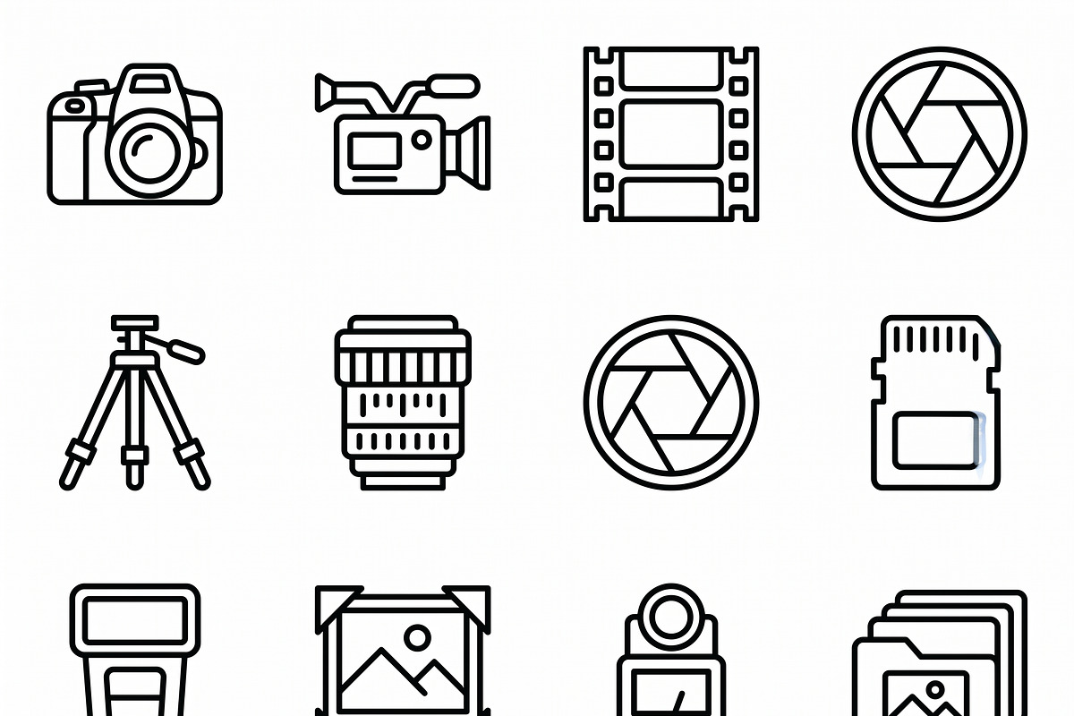 Bundles Tiny Hobby Outline Icons, an Outline Icon by adenpinkstore (Photo 1 of 16)