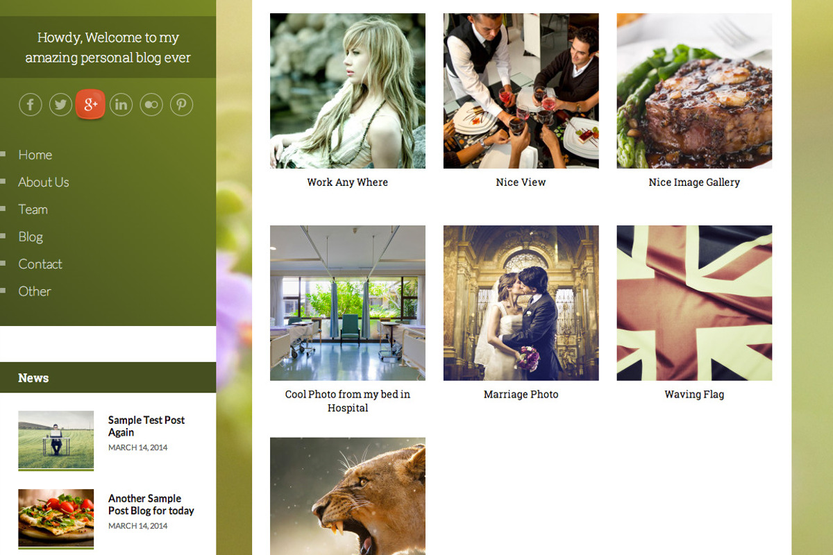 Faceprint HTML, a HTML Template by Cubicthemes (Photo 2 of 3)