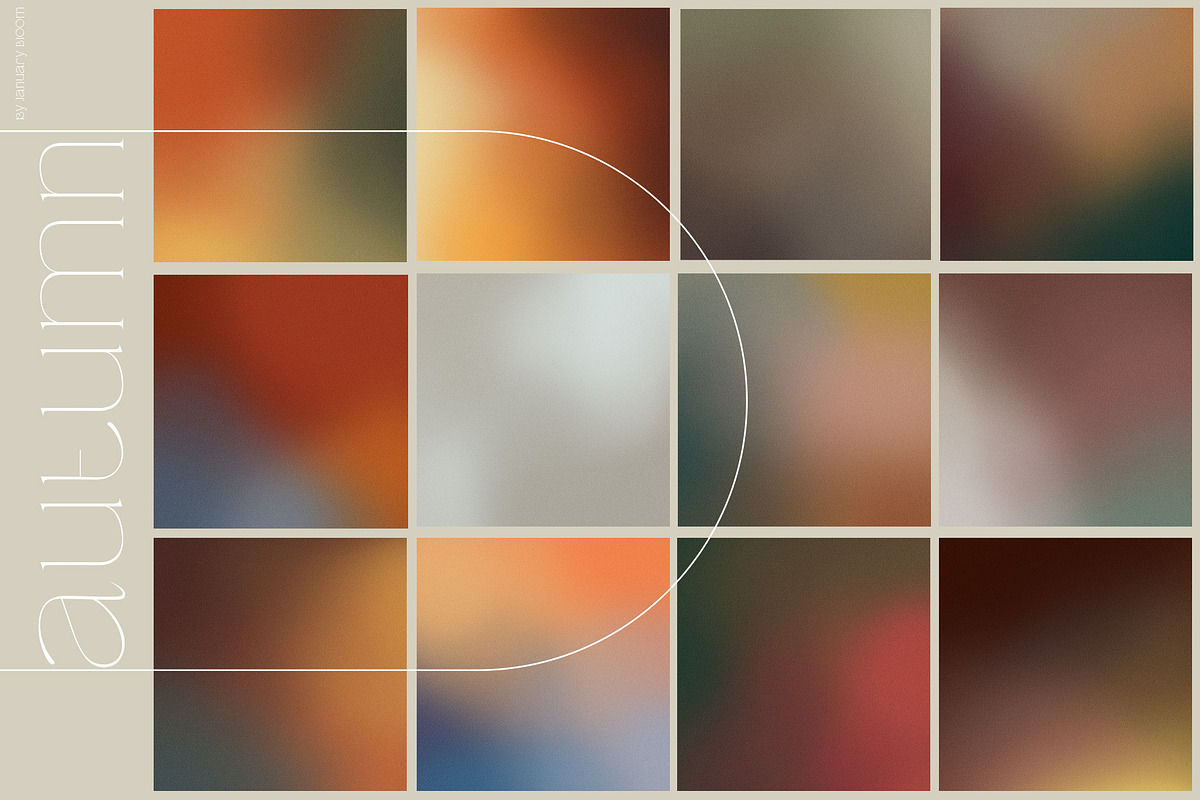 Retro Grainy & Soft Gradient, a Texture Graphic by January Bloom (Photo 9 of 12)