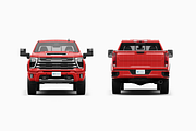 Pickup Truck Mockup 17, a Product Mockup by Mockupix (Thumbnail 10 of 12)