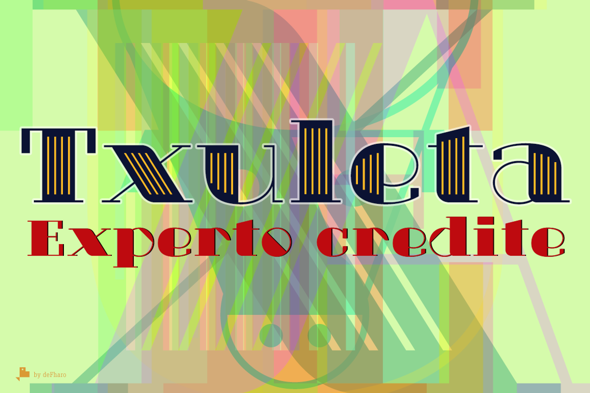 Txuleta Layered & Display -3 fonts- preview 5