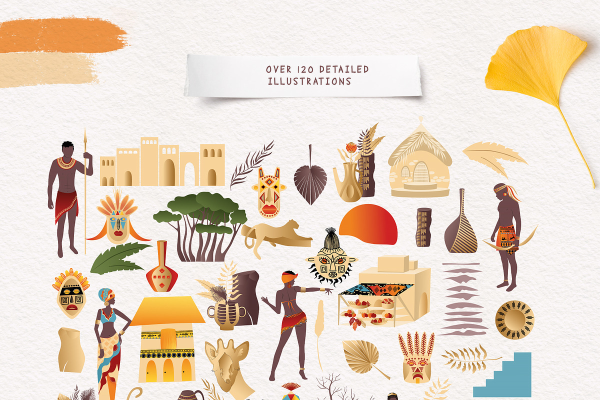 Africa Collection vector, an Animal Illustration by WildStrawberry Magic (Photo 2 of 16)
