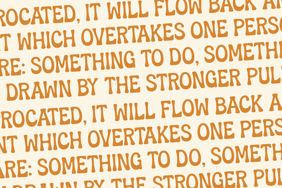 Fruits Delight a Groovy Retro Font, a Sans Serif Font by Storytype Studio (Photo 6 of 15)