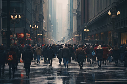 people walking on the street, An ano, a Photo by Iftikhar Alam