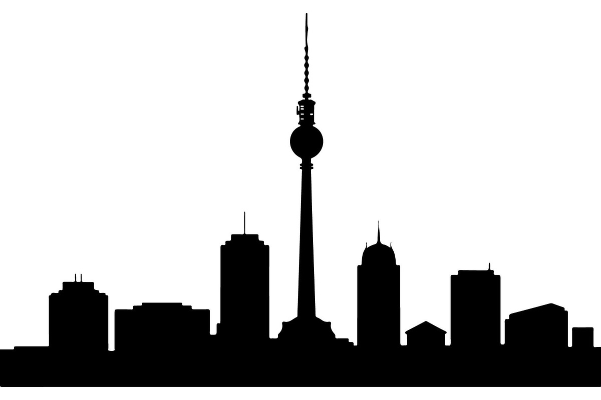 Berlin Skyline Silhouette Bundle, a Graphic by Creativeshirt (Photo 2 of 13)