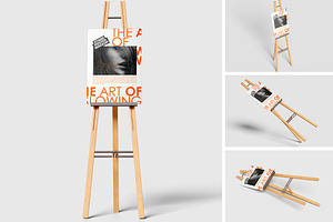 Stand Poster Mockup, an Advertising Mockup by Pikachudesign