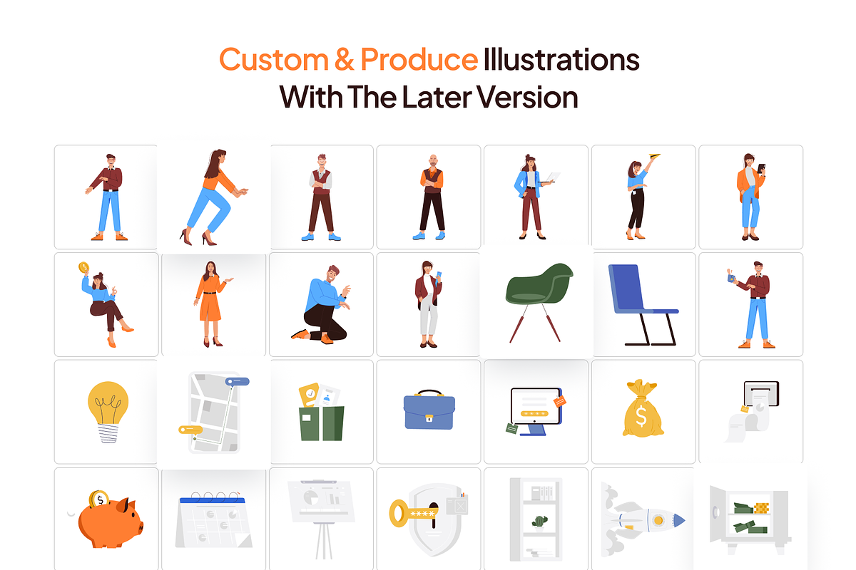 Business Character Illustration Set, a Finance Illustration by Vectors Market (Photo 6 of 10)