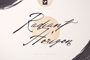 Radian Horizon Handwritten Script, a Script Font by VP Fonts (Thumbnail 1 of 18)