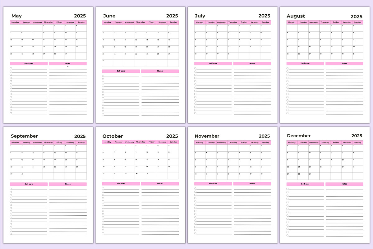 2025 Mental Health&Self Care Planner, a Stationery Template by Shumaya (Photo 3 of 6)