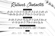 Rollover Brush Font, a Script Font by RedyStudio (Thumbnail 9 of 9)