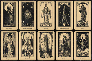 22 Tarot Patterns Of Major Arcana