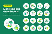 Animated Marketing & Growth Icons, a Duotone Icon by Prosymbols (Thumbnail 1 of 4)