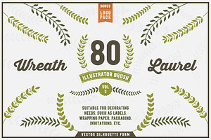 Wreath & Laurel Brush Vol. 3