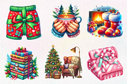 Christmas Movie Night Clipart, an Illustration by Dream Creation (Thumbnail 5 of 7)