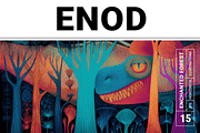 Enod. Enchanted Forest Animal Spirit, an Animal Illustration by milatovar (Thumbnail 1 of 19)