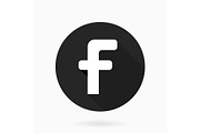 Letter F Vector Icon With Flat, a Texture Graphic by FineArtStudio (Thumbnail 1 of 3)