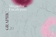 Magnolia & Eucalyptus. Watercolor, an Object Illustration by Colden Blue (Thumbnail 13 of 15)