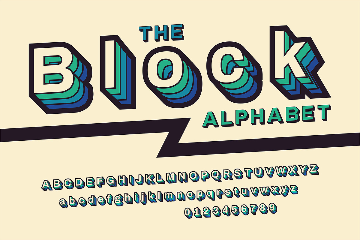 Retro VHS Layered Font, an Object Graphic by Pro_Vector (Photo 2 of 3)