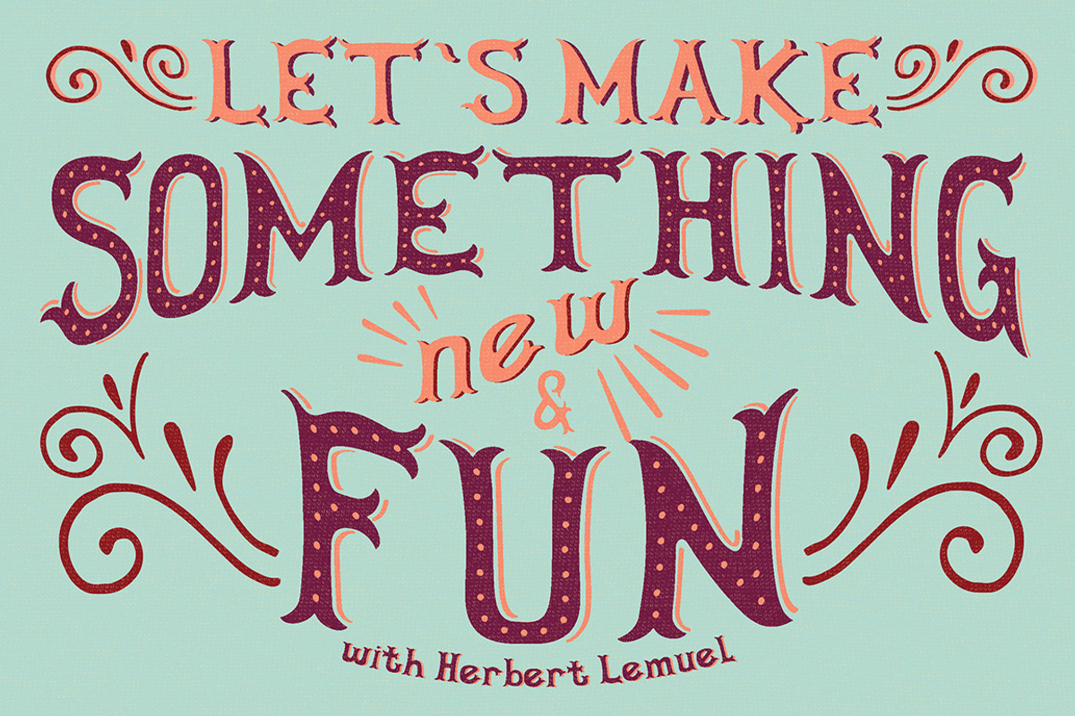 Herbert Lemuel Script preview 3