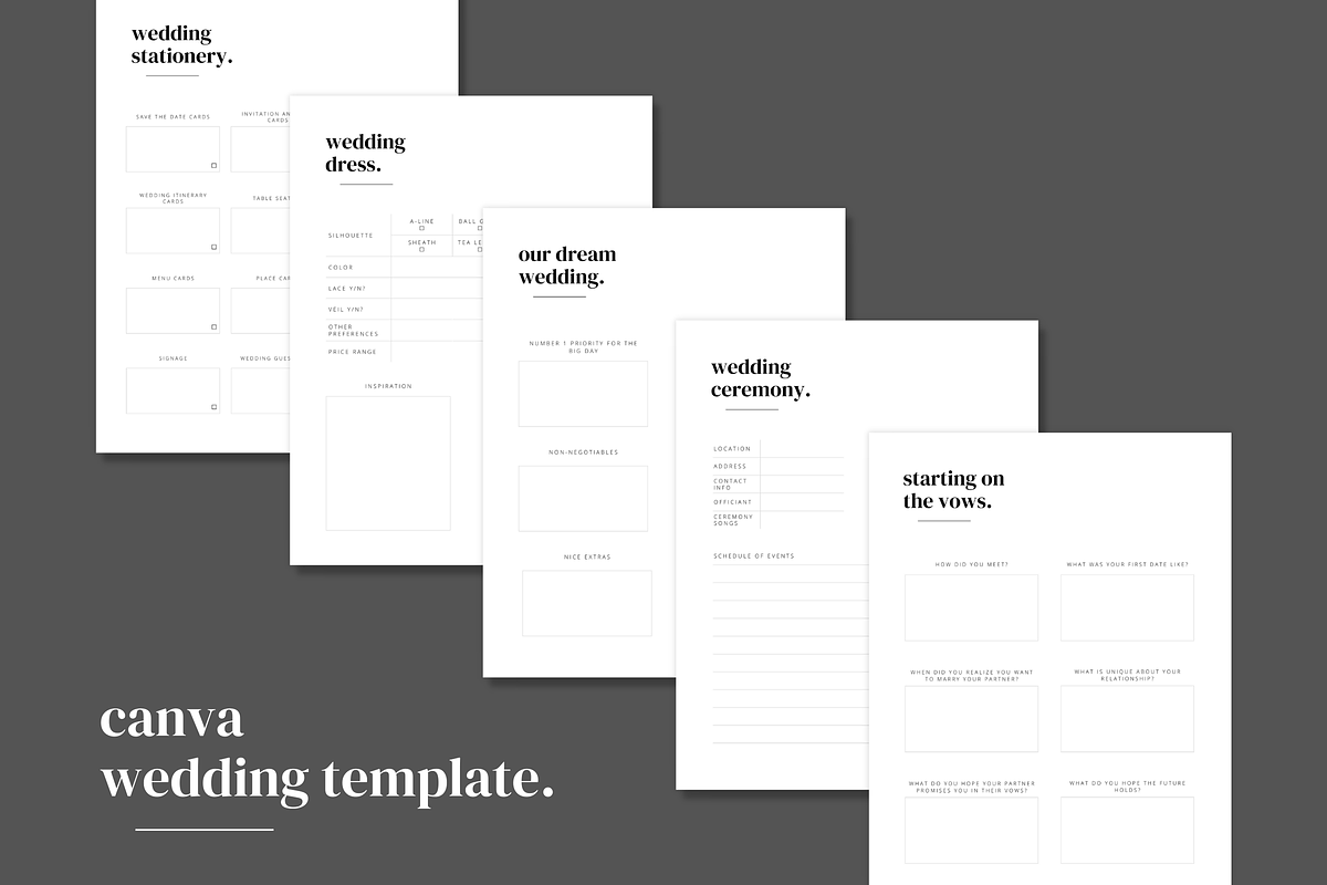 Wedding Planner Template | Canva, a Templates & Theme by DesignStudioTeti (Photo 1 of 5)