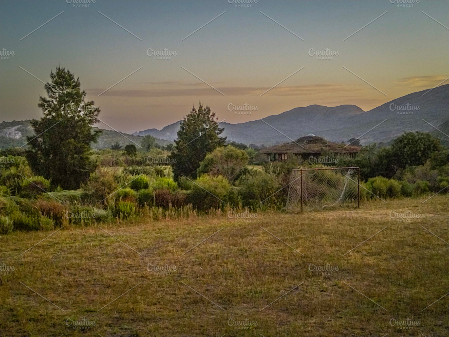 Rural landscape at sunset, a Nature Photo by DanFLCreativo