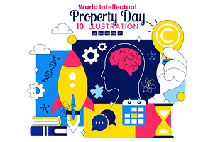 10 World Intellectual Property Day, a Technology Illustration by denayunebgt
