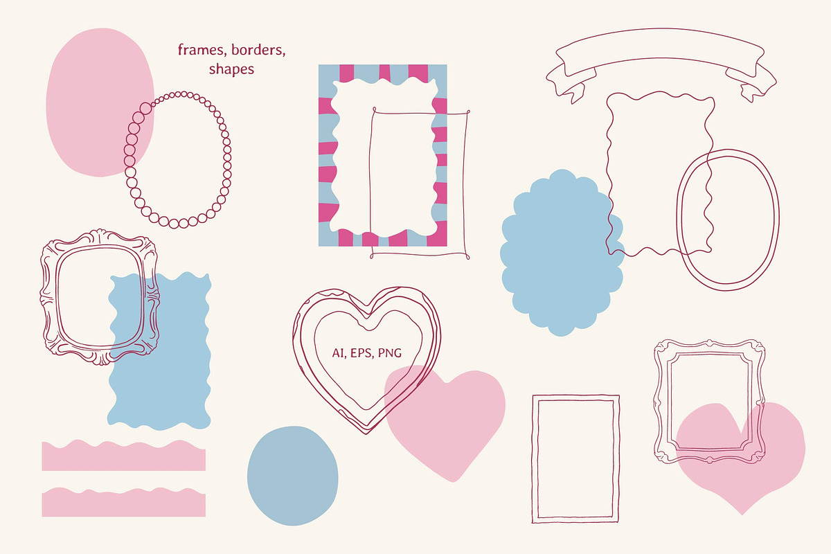 Amour Coquette collection, a Seasonal Illustration by DigARTbyHavroshka (Photo 7 of 11)