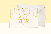 New Year GREETING CARD CANVA TEMPLAT, a Card Template by The Little Lily Studio (Thumbnail 2 of 5)
