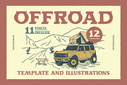 Offroad Graphic Collection, an Object Illustration by Skilline Supply Co. (Thumbnail 1 of 10)
