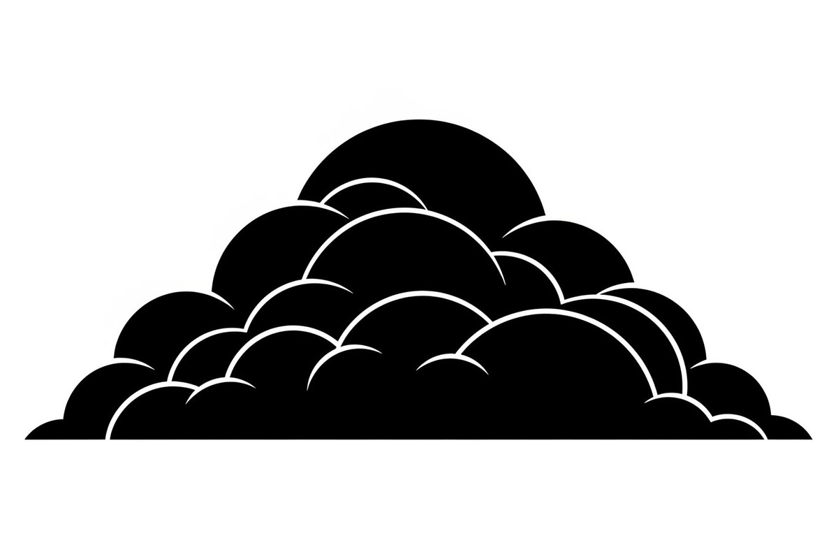 Decorative Cloud Silhouette, a Graphic by Designer_Momina (Photo 4 of 13)